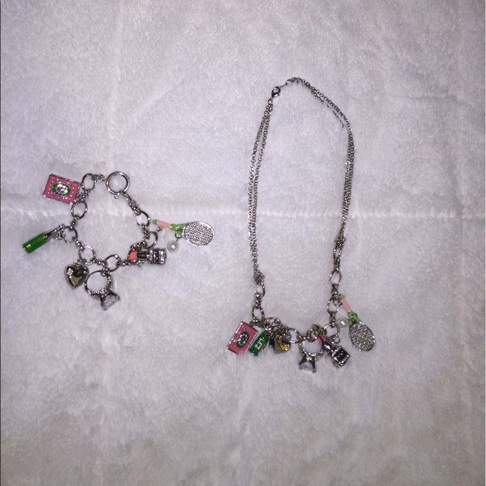Juicy Couture Necklace and Bracelet Set